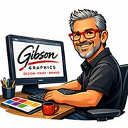 Gibson Graphics illustrated logo