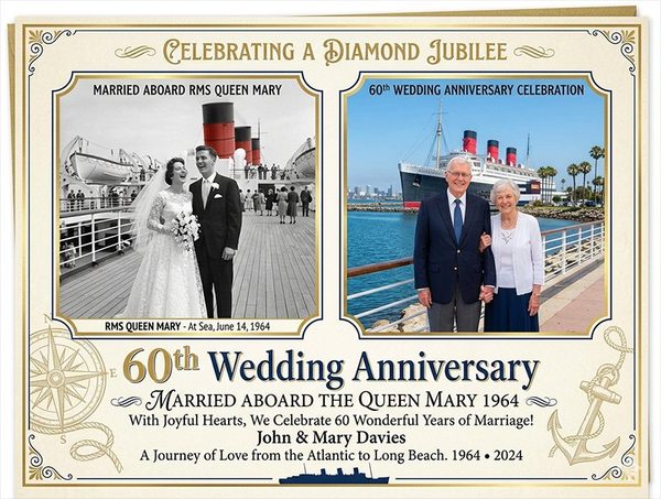 60th Wedding Anniversary - Queen Mary